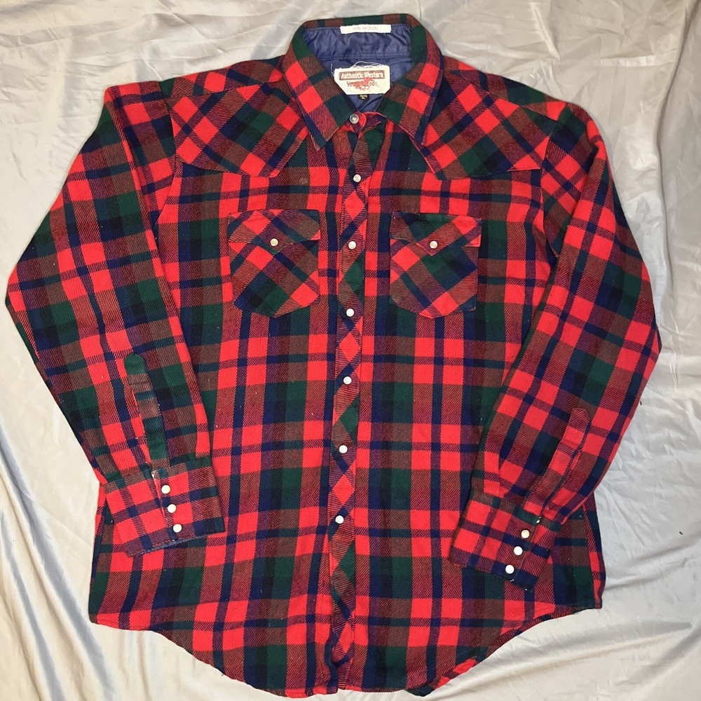 Vintage Youngbloods Shirt Mens‎ XLT Multicolor Plaid Flannel Pearl Snap Western
